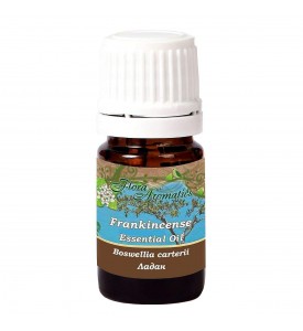 Flora Aromatics Frankincense Boswellia carterii 100% Pure Essential Oil 0.17 Fl Oz/5 Ml 