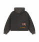 Mira “Bloom Always” Heavyweight 100% Cotton Hoodie — 340 gsm — Vintage Washed Gray Mira “Bloom Always” Heavyweight 100% Cotton Hoodie — 340 gsm — Vintage Washed Gray