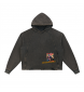 Mira “Bloom Always” Heavyweight 100% Cotton Hoodie — 340 gsm — Vintage Washed Gray Mira “Bloom Always” Heavyweight 100% Cotton Hoodie — 340 gsm — Vintage Washed Gray