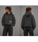 Mira “Bloom Always” Heavyweight 100% Cotton Hoodie — 340 gsm — Vintage Washed Gray Mira “Bloom Always” Heavyweight 100% Cotton Hoodie — 340 gsm — Vintage Washed Gray