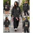  Heavyweight Hoodie | 100% Cotton | 340 GSM | Washed Vintage Gray - SHINE LIKE A UNICAT by Miroslava 