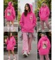  Heavyweight Hoodie | 100% Cotton | 340 GSM | Washed Vintage Pink - SHINE LIKE A UNICAT by Miroslava 
