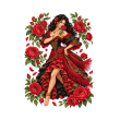 Red Rose Fairy Collection — Signed Art Print & Vinyl Stickers
