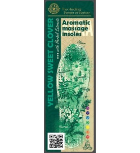 Aromatic Massage insoles " Yellow Sweet Clover " with Herbal Extracts
