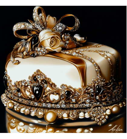 Décor Exquisite Jewelry Box in Luxurious Art Nouveau Style – Print