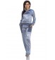 MIROSLAVA WOMEN'S SWEATSUIT SET HOODIE, LONG SLEEVE PULLOVER AND PANTS  TRACKSUITS  size 8 / 46