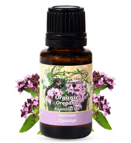 Organic Oregano Essential Oil (Origanum Compactum Benth) | 100% Pure Therapeutic Grade (Undiluted Natural) | 0.5 Fl Oz / 15 Ml